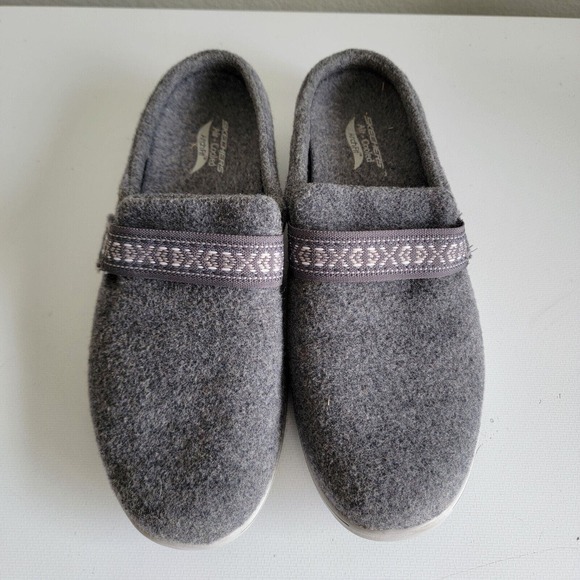 Skechers Go Walk Lounge Gray Womens Size 6.5 Comfort‎ Shoes Archfit Air Cooled - Picture 3 of 14